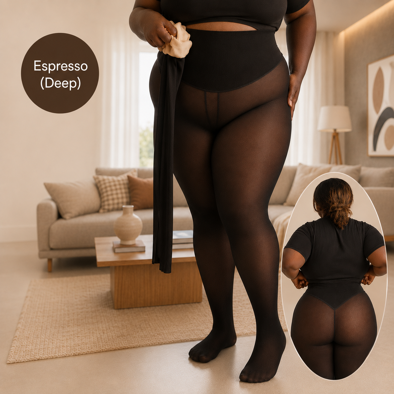 Yara - Shaping Warm Fleece Tights Leggings