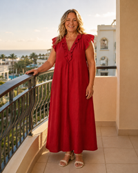 Artemis - Effortless Ruffle Maxi Dress