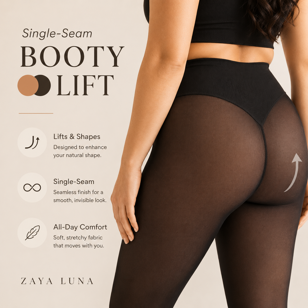Yara - Shaping Warm Fleece Tights Leggings