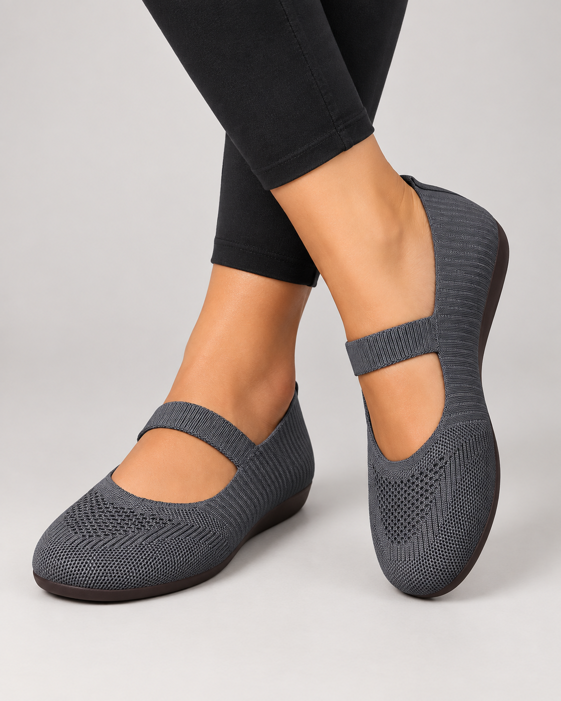 Linnea - Comfort Knit Ballet Flats