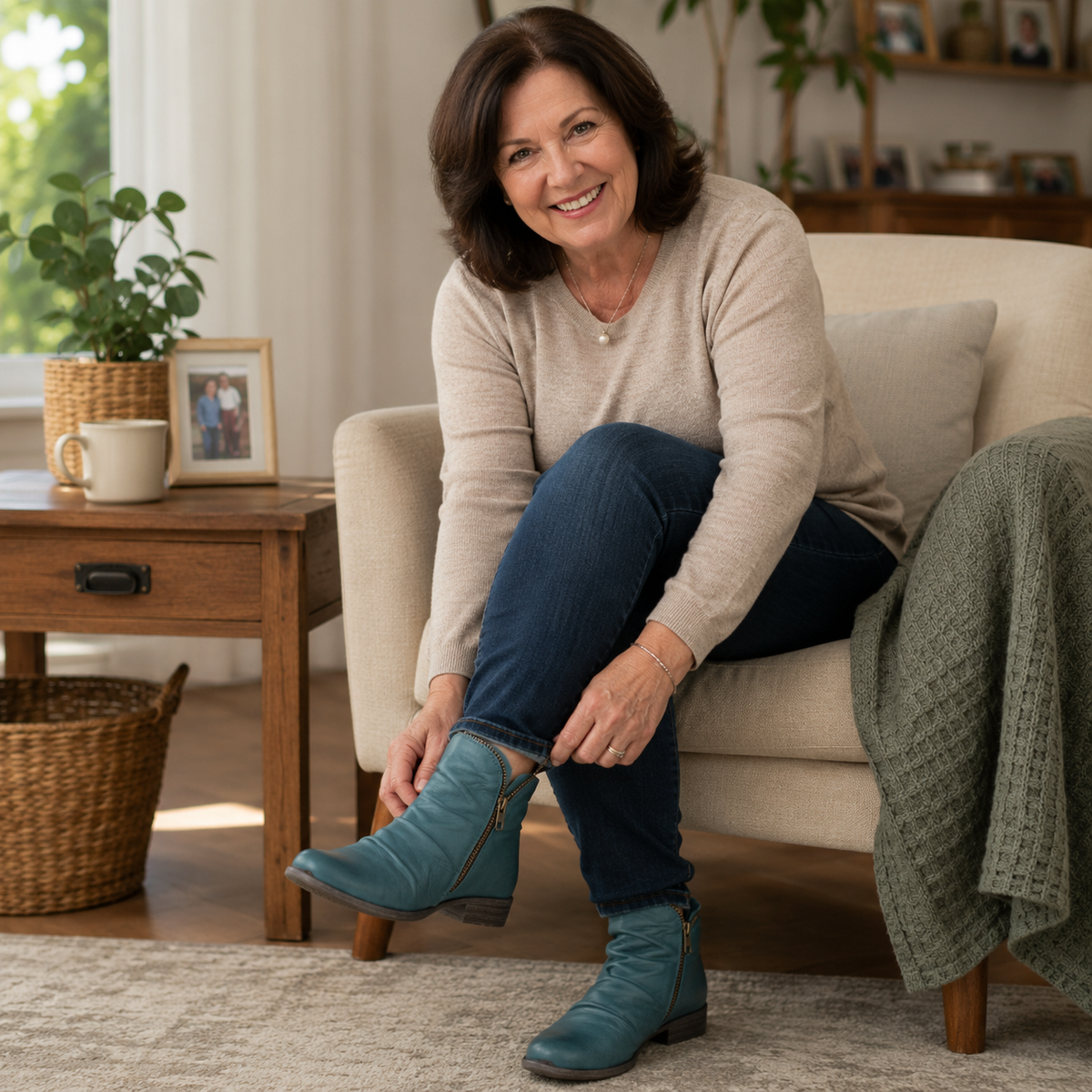 Lotte - Comfortable Ankle Boots