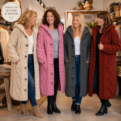 Clara - Knitted Longline Coat