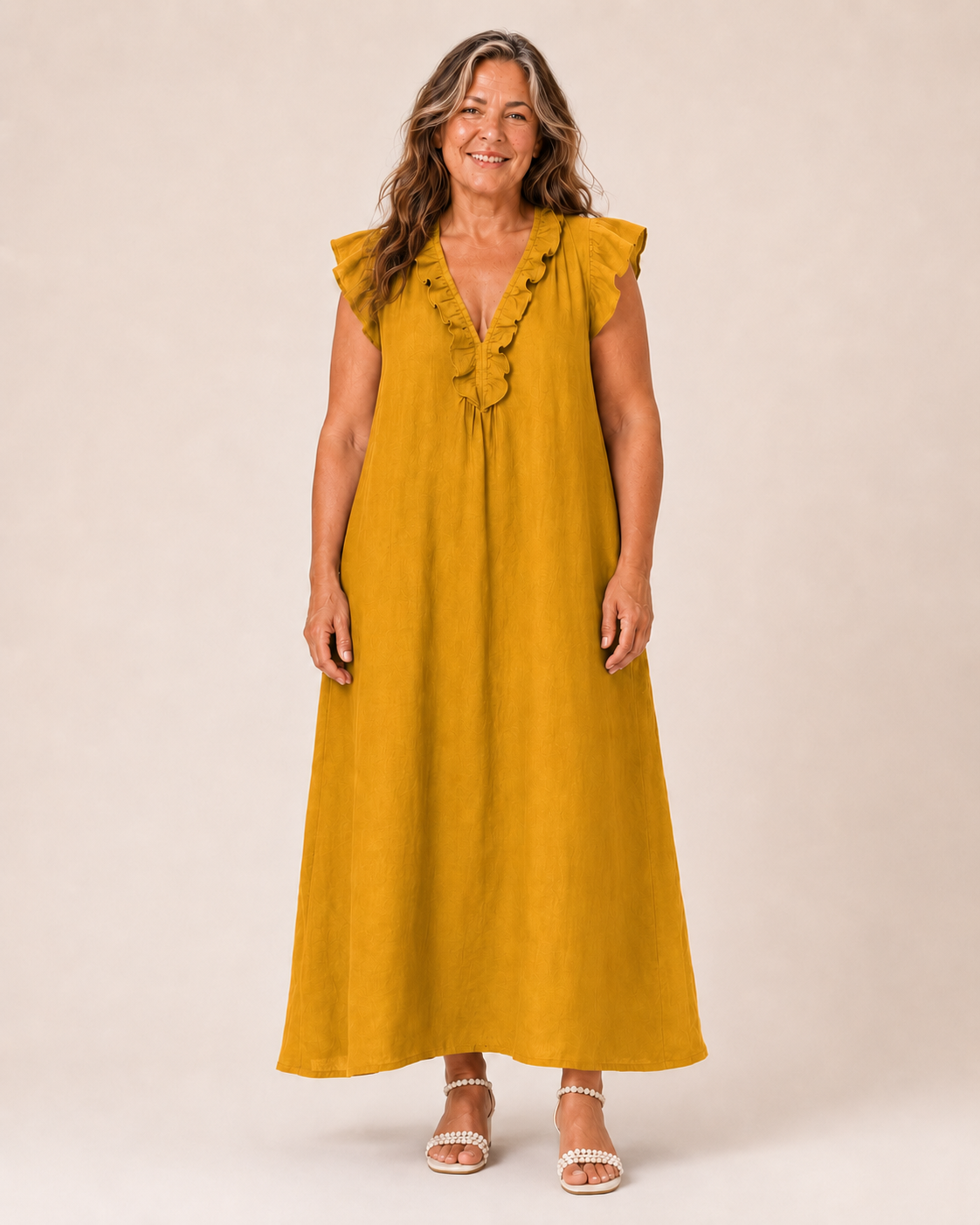 Artemis - Effortless Ruffle Maxi Dress