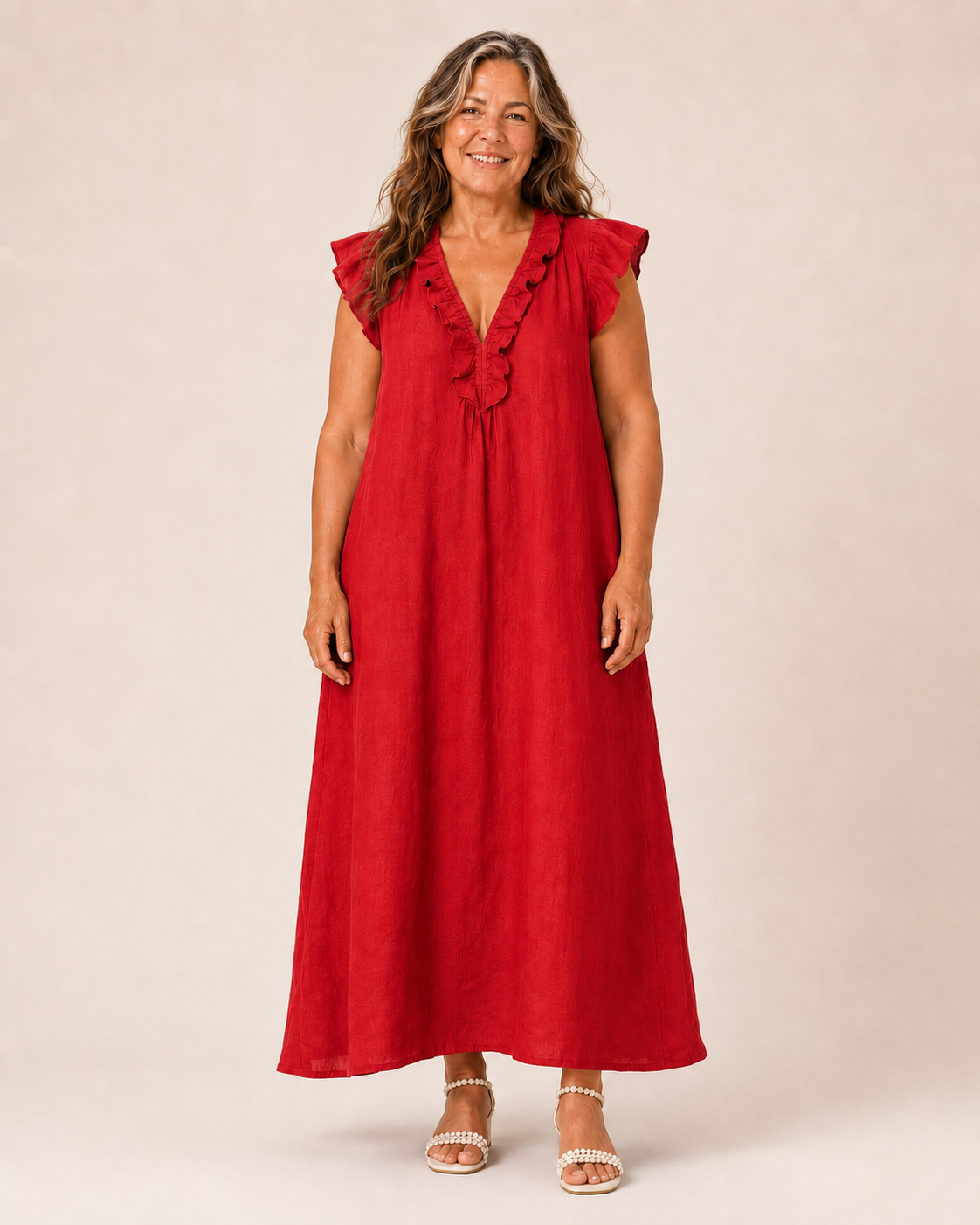 Artemis - Effortless Ruffle Maxi Dress