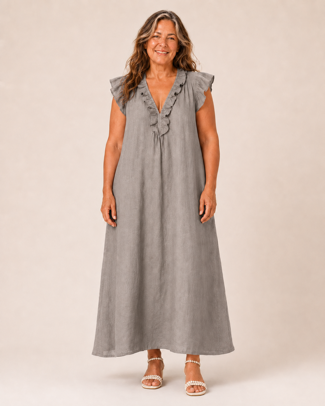 Artemis - Effortless Ruffle Maxi Dress