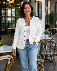 Mila - Printed Loose Cardigan women