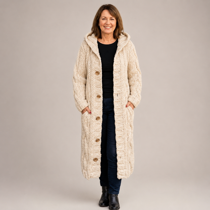 Clara - Knitted Longline Coat