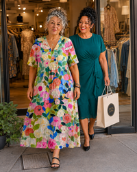 Lena - Floral Midi Summer Dress