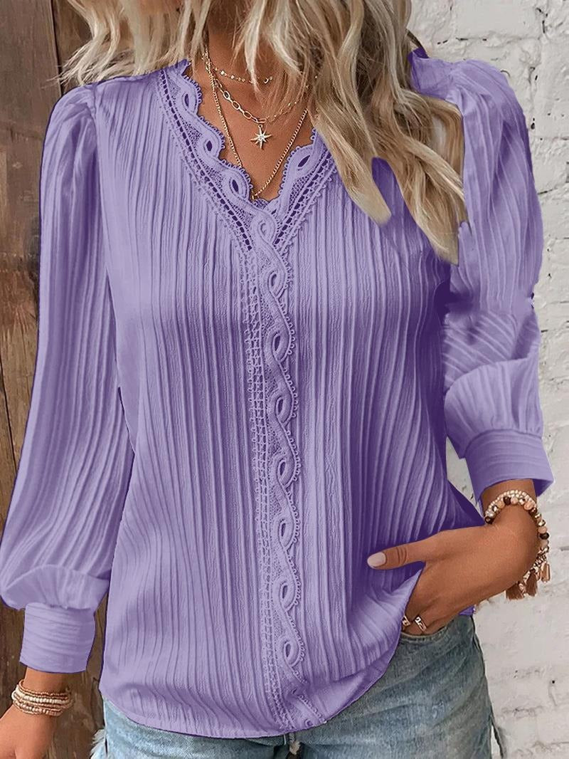 Ivy - Elegant V-Neck Blouse