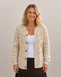 Mila - Printed Loose Cardigan women