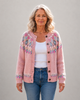 Mila - Printed Loose Cardigan women