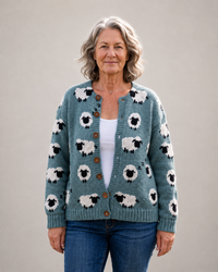 Mila - Printed Loose Cardigan women