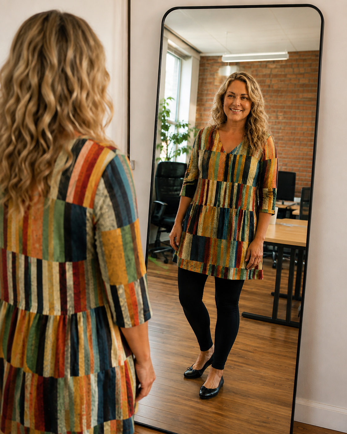 Theresa - Long V-Neck Blouse