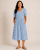 Wren - Striped Midi Dress