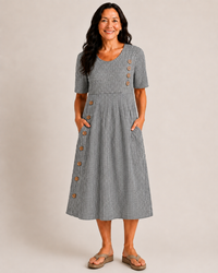 Wren - Striped Midi Dress