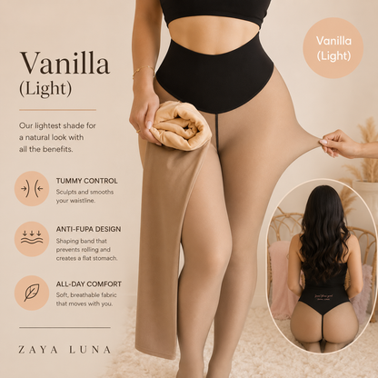 Yara - Shaping Warm Fleece Tights Leggings