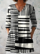 Astrid - Long V-Neck Blouse