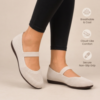 Linnea Comfort Knit Ballet Flats - benefits