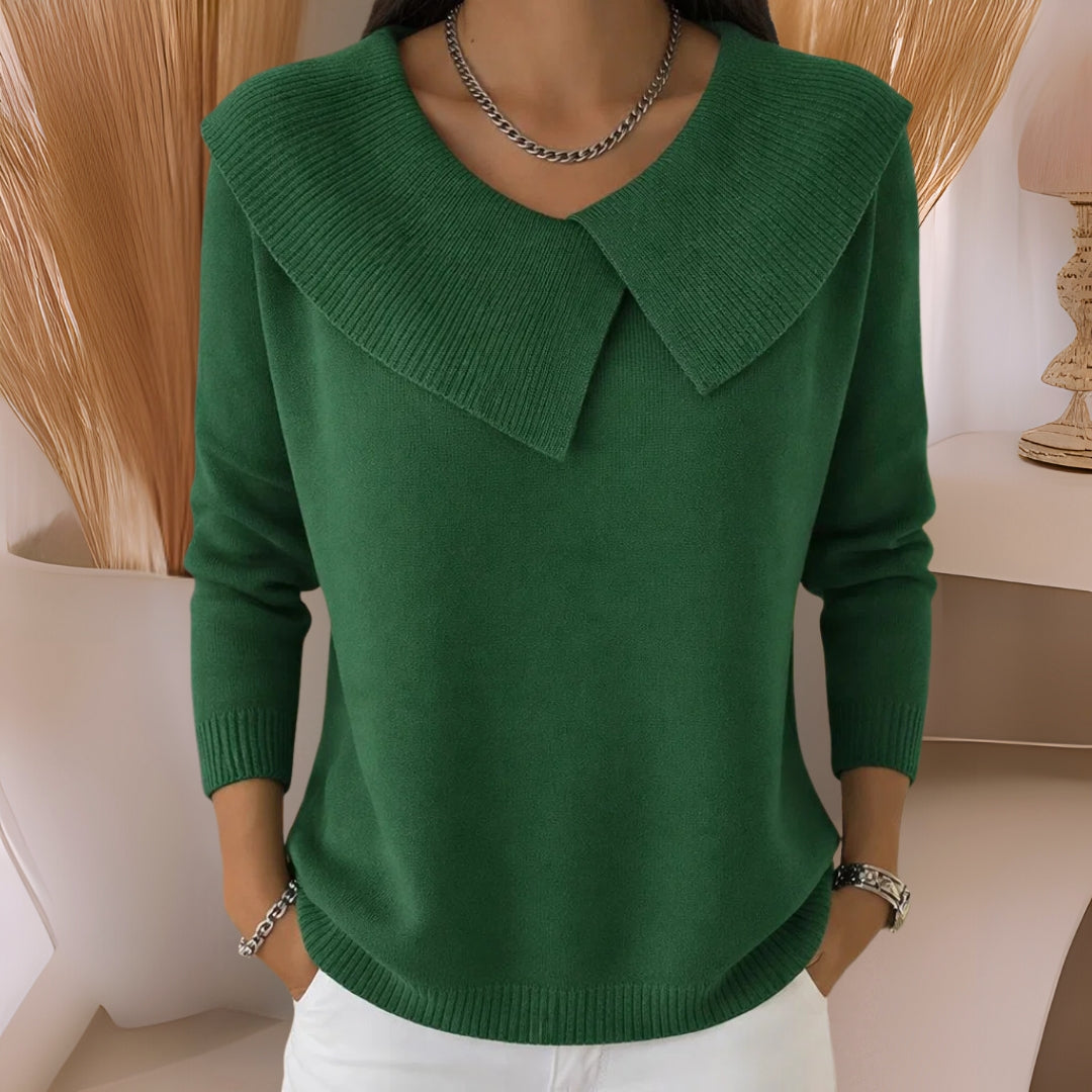 Mila - Knitted Soft Collar Sweater Signature product image