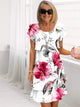 Sable - Elegant Ruffle A-line Dress