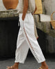 Sienna - Hollow-Out Linen Trousers